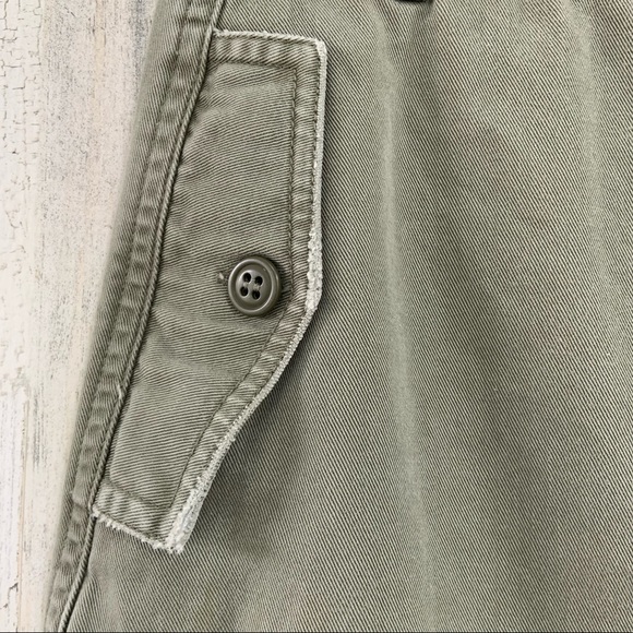 J. CREW Olive Green Chino Mini Skirt Size 6 - Picture 6 of 7